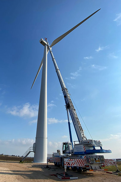Liebherr LTM 1650-8.1: Reinforcement for Pergamo Sollevamenti
